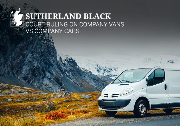 court ruling on company vans vs company cars